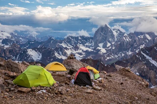 camping en haute montagne