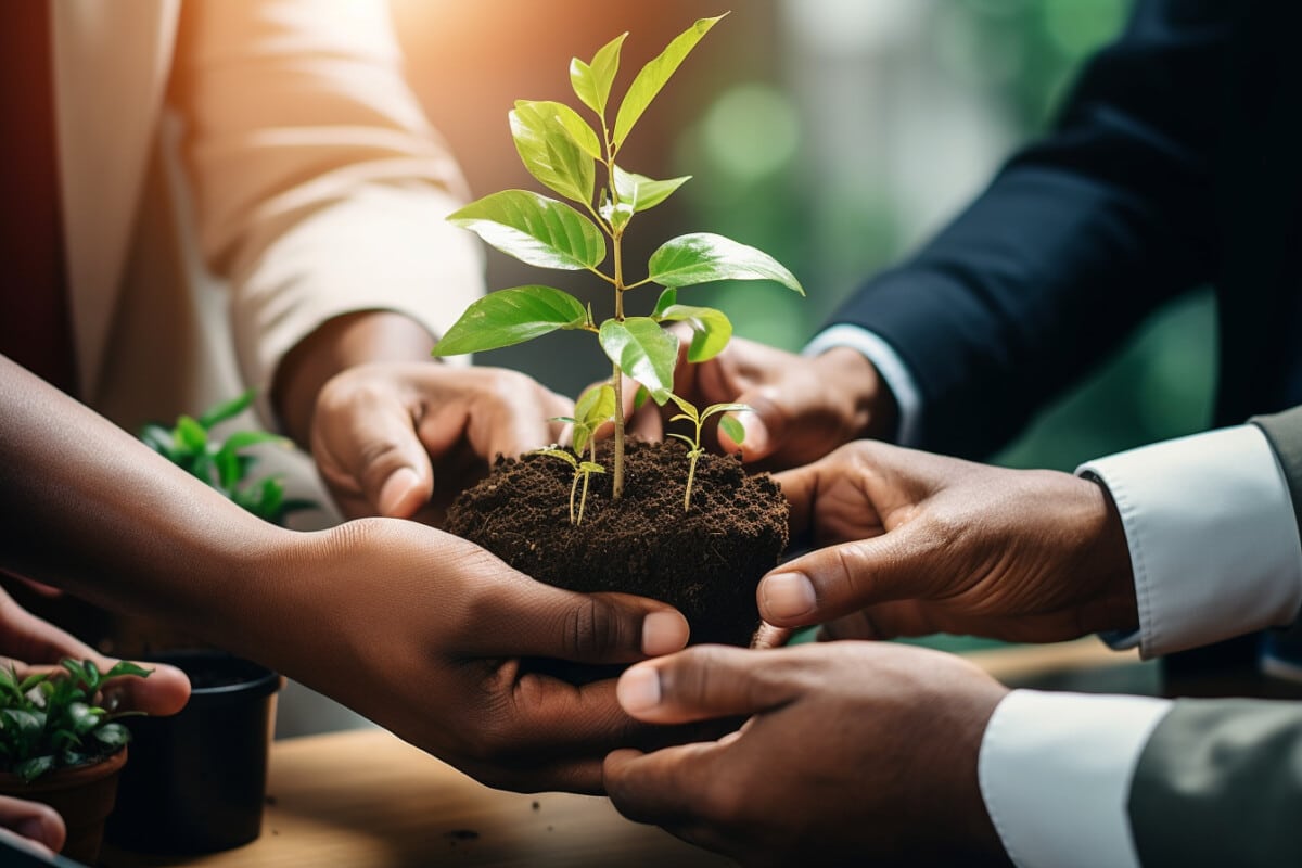 Des personnes agissant pour l'environnement