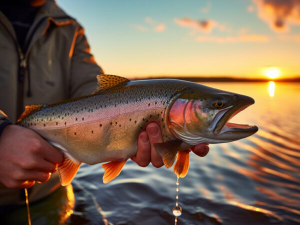 Un homme à la pêche