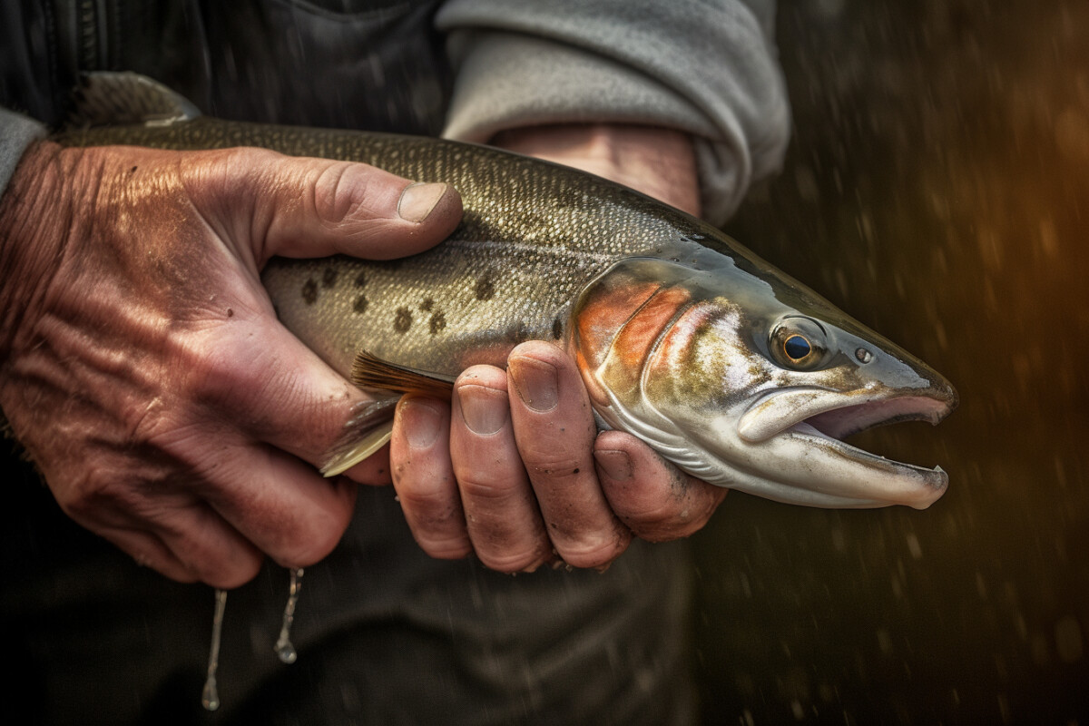 Un poisson pêché