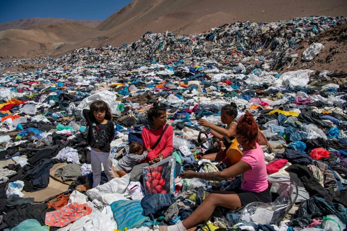 Des ordures dues à la fast fashion