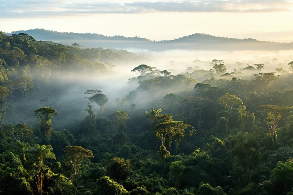 Une forêt dense