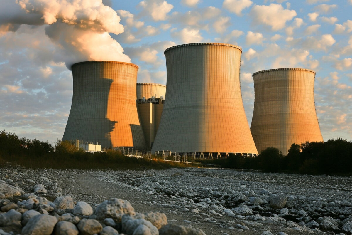 Deux centrales nucléaires