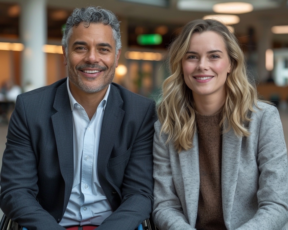 Un homme et une femme avec des salaires différents