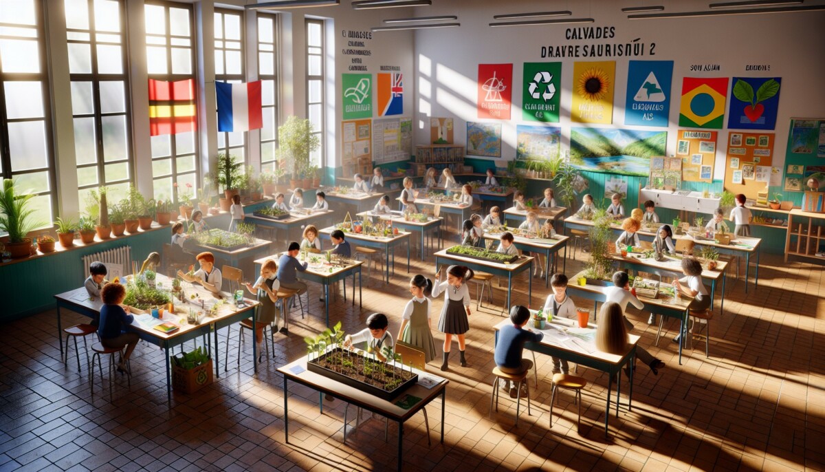 découvrez comment 35 classes du calvados s'engagent pour l'écologie grâce à un nouveau programme éducatif. un projet innovant qui sensibilise les écoliers aux enjeux environnementaux et les informe sur des pratiques durables.
