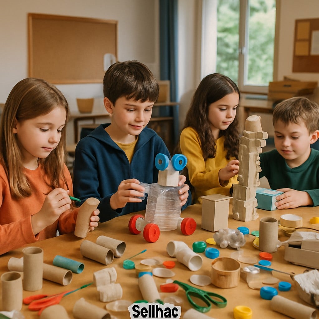 découvrez à seilhac un projet innovant qui initie les enfants à l'écologie à travers l'art recyclé. une approche créative et ludique pour sensibiliser les plus jeunes à la protection de notre planète tout en éveillant leur passion pour l'art.