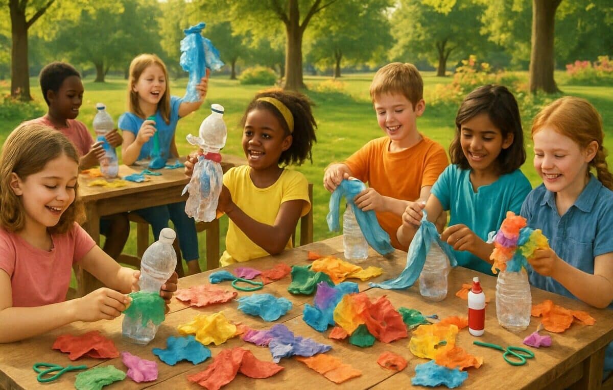 découvrez à seilhac comment initier les enfants à l'écologie à travers l'art recyclé. des ateliers créatifs et éducatifs qui sensibilisent les plus jeunes à la protection de l'environnement tout en développant leur créativité.