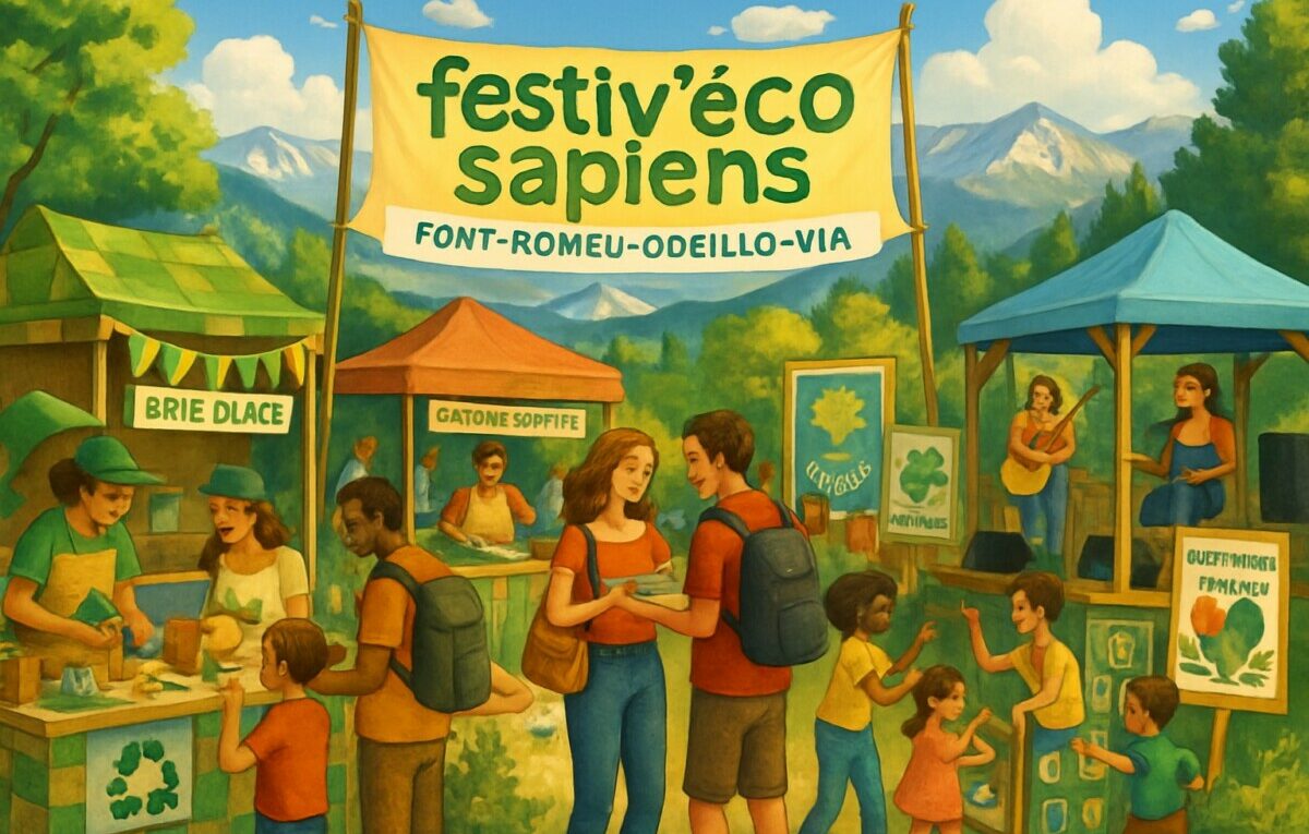 découvrez festiv’éco sapiens, le festival engagé pour l'écologie à font-romeu-odeillo-via. rejoignez-nous pour des conférences inspirantes, des ateliers pratiques et des animations écoresponsables, dans un cadre naturel exceptionnel. ensemble, célébrons la planète et apprenons à vivre en harmonie avec notre environnement.