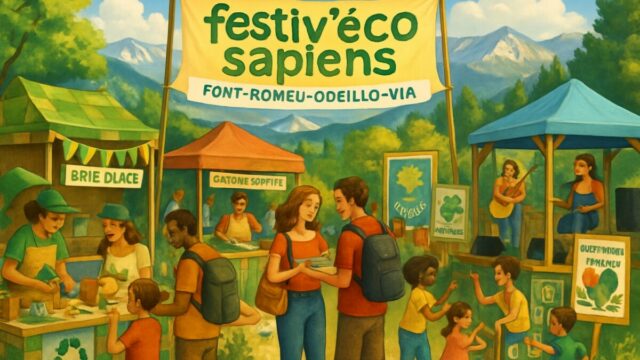 découvrez festiv’éco sapiens, le festival engagé pour l'écologie à font-romeu-odeillo-via. rejoignez-nous pour des conférences inspirantes, des ateliers pratiques et des animations écoresponsables, dans un cadre naturel exceptionnel. ensemble, célébrons la planète et apprenons à vivre en harmonie avec notre environnement.