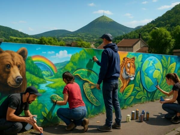 découvrez nostra natura, une initiative artistique unique qui allie graffiti et sensibilisation à la protection de l'environnement dans le puy-de-dôme. plongez dans un univers où l'art se met au service de la nature, révélant des messages puissants à travers des œuvres colorées qui célèbrent notre planète.