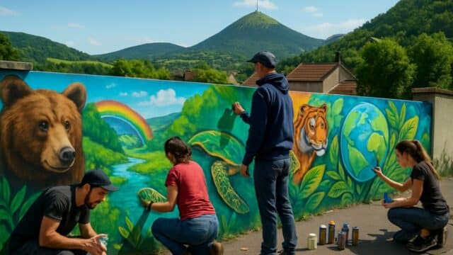 découvrez nostra natura, une initiative artistique unique qui allie graffiti et sensibilisation à la protection de l'environnement dans le puy-de-dôme. plongez dans un univers où l'art se met au service de la nature, révélant des messages puissants à travers des œuvres colorées qui célèbrent notre planète.