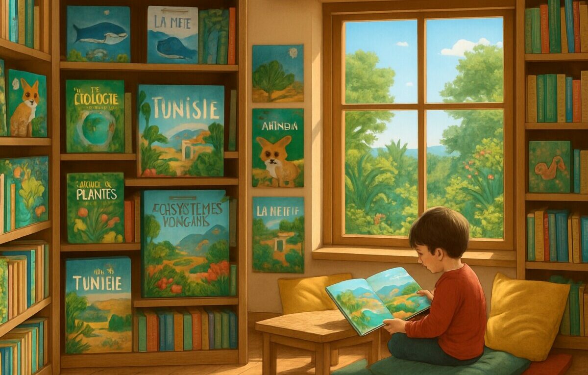 découvrez une sélection d'ouvrages jeunesse autour de la nature, de l'écologie et de la tunisie : conseils de lecture, thématiques engagées et émerveillement au cœur d'une exploration littéraire unique.