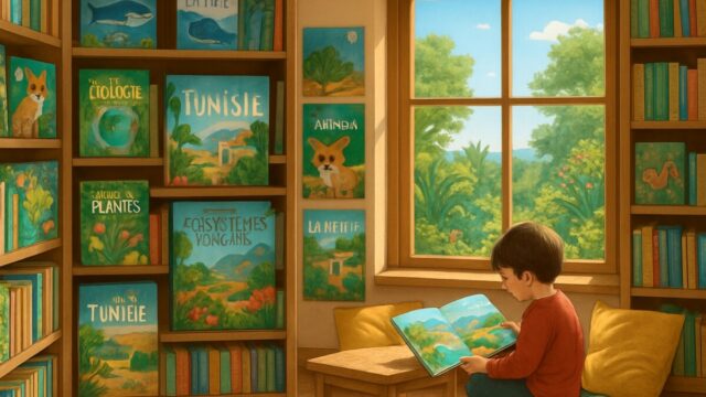 découvrez une sélection d'ouvrages jeunesse autour de la nature, de l'écologie et de la tunisie : conseils de lecture, thématiques engagées et émerveillement au cœur d'une exploration littéraire unique.