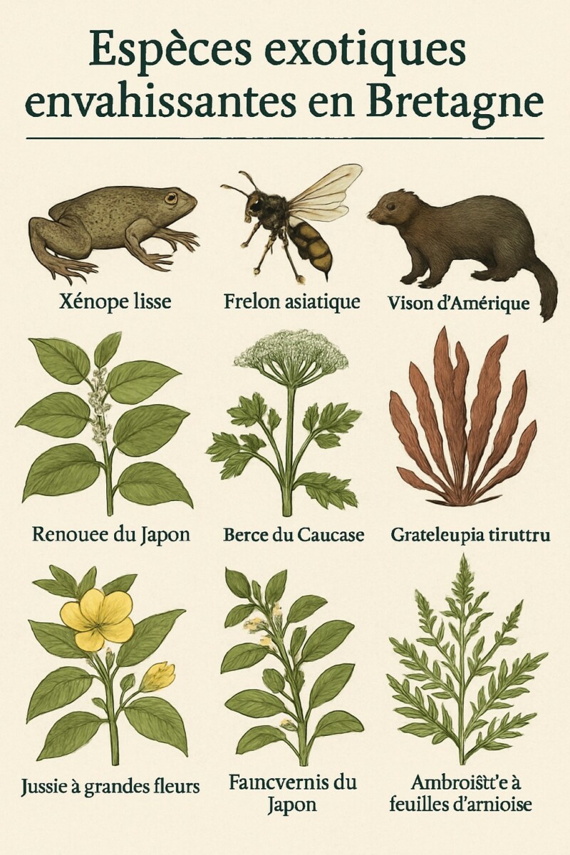 découvrez comment un professeur d'écologie de quimperlé a récemment identifié une espèce invasive venue d'amérique du sud, mettant en lumière ses impacts potentiels sur la biodiversité locale.