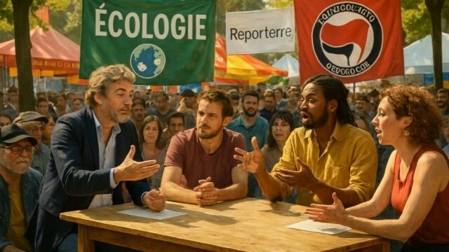 participez au débat captivant organisé par reporterre à la fête de l'huma, autour des enjeux écologiques et de la lutte antifasciste. découvrez les idées et échanges pour un avenir plus juste et durable.