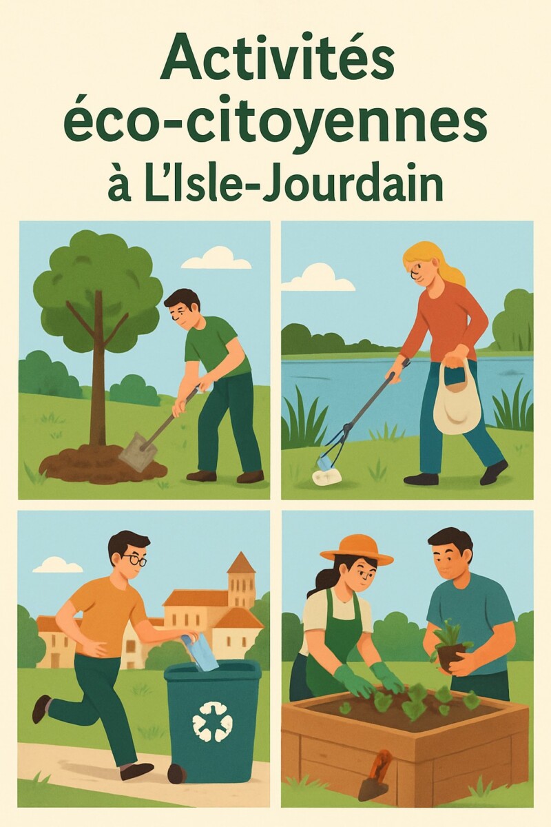 participez à la rentrée écologique de l'isle-jourdain ! découvrez ateliers pratiques, conférences inspirantes et initiatives locales pour une transition durable et engagée au cœur de la ville.