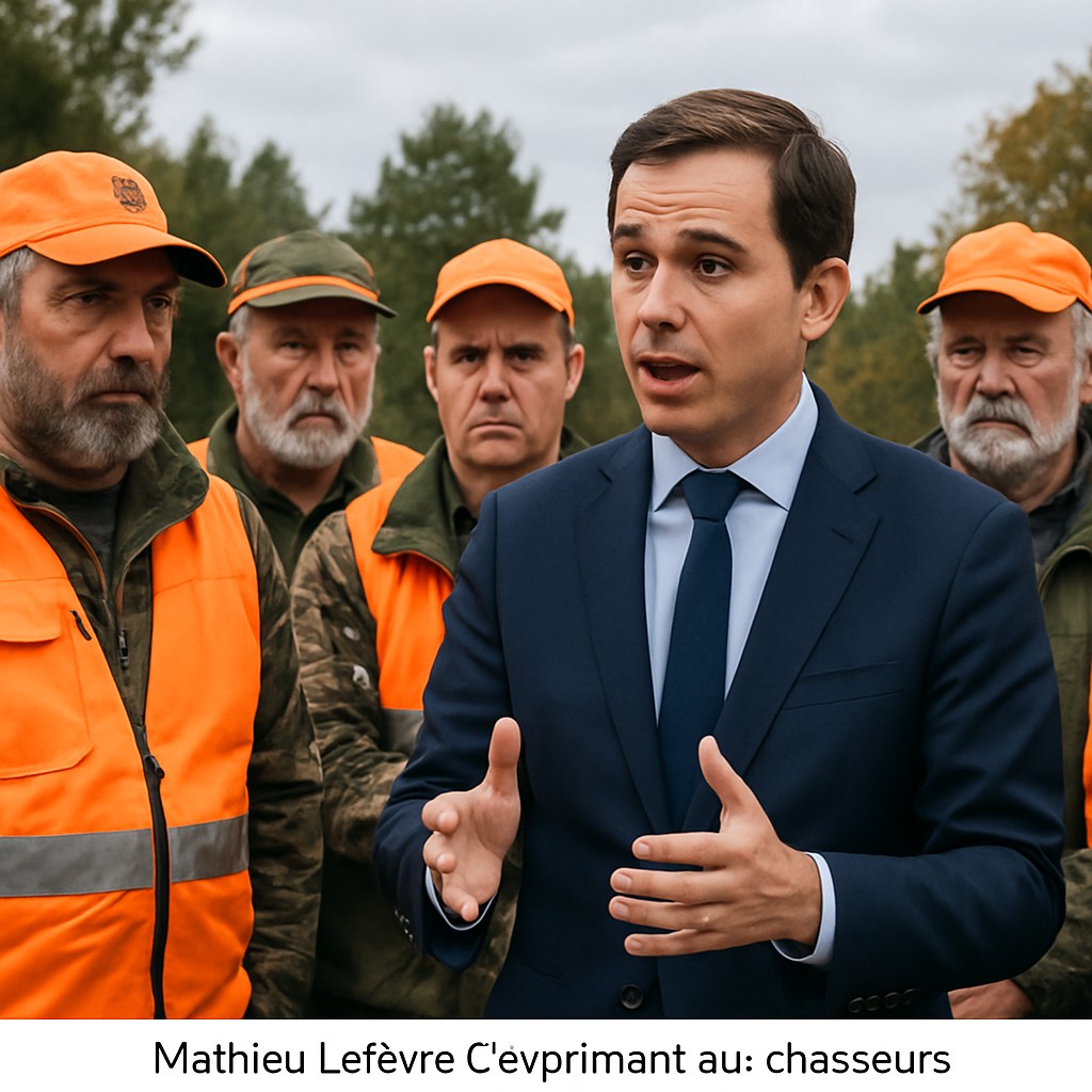 mathieu lefèvre défend les chasseurs en affirmant qu’une écologie imposée d’en haut ne résout pas les enjeux environnementaux, prônant un dialogue et des solutions adaptées.