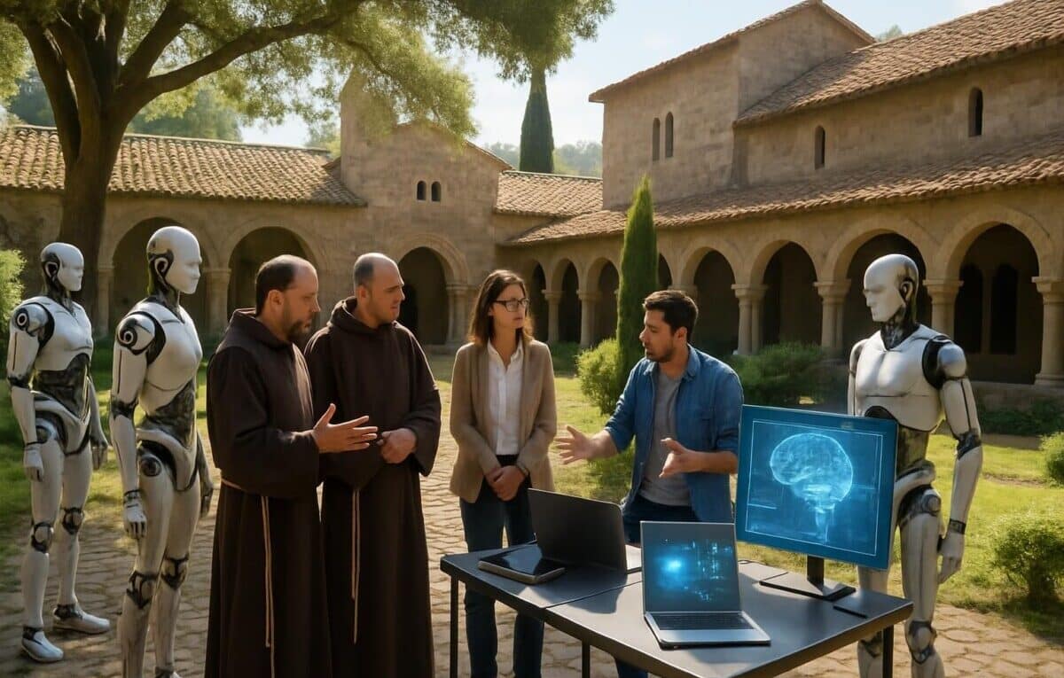 découvrez une journée exceptionnelle au monastère de solan consacrée à l’intelligence artificielle, explorant ses impacts et les questionnements qu’elle soulève sur la nature humaine.