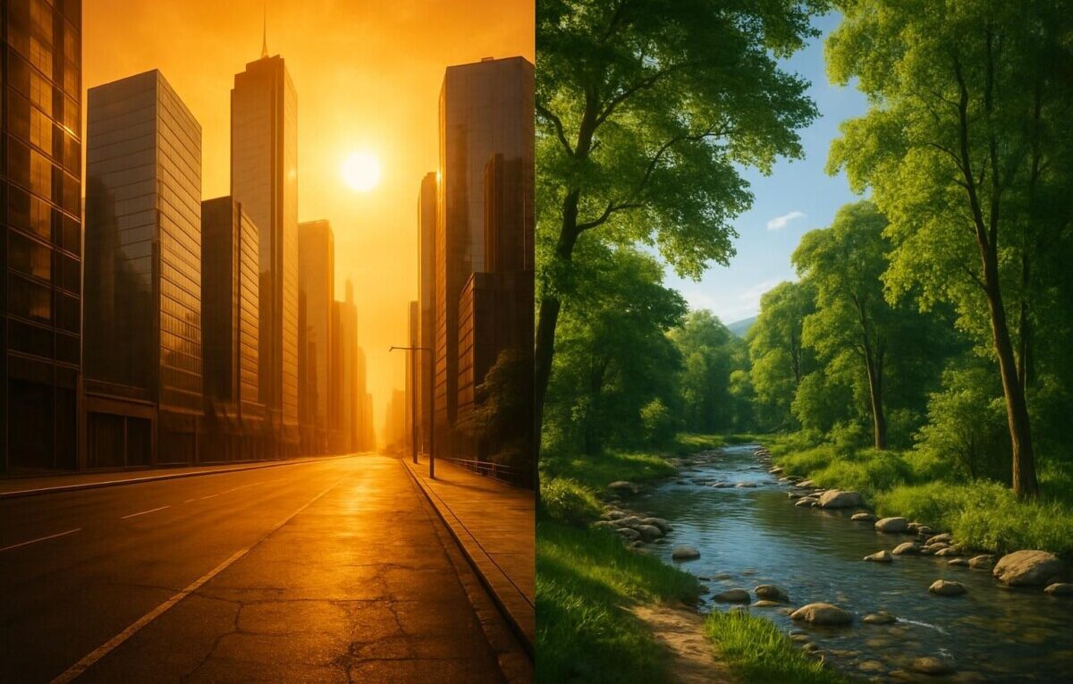 explorez les impacts des canicules sur l'environnement et la question de l'abandon des villes pour un avenir plus frais et durable.