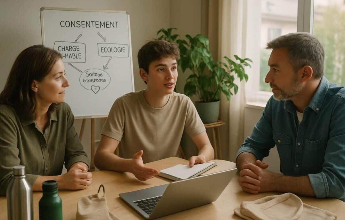 découvrez comment les adolescents sensibilisent leurs parents aux enjeux du consentement, de la charge mentale et de l'écologie pour une vie moderne plus consciente et équilibrée.