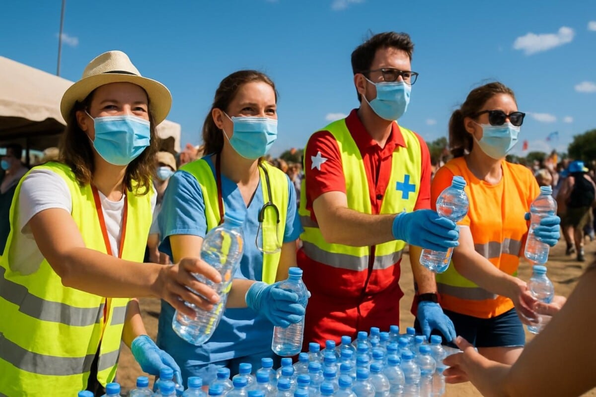 découvrez comment les festivals français font face à la canicule avec des journées brûlantes et des annulations en cascade, impactant les événements culturels cet été.