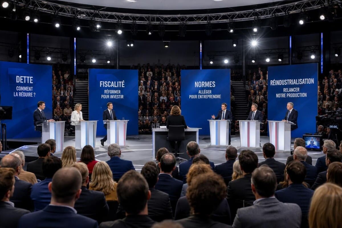 découvrez comment le premier débat présidentiel aborde les principaux enjeux des chefs d'entreprise et impacte le monde patronal.