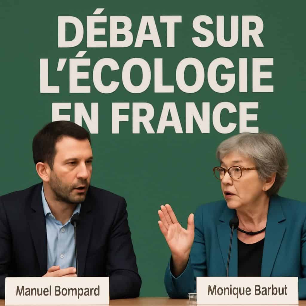 manuel bompard invite officiellement la ministre monique barbut à un débat crucial sur l'écologie, pour discuter des enjeux environnementaux actuels.