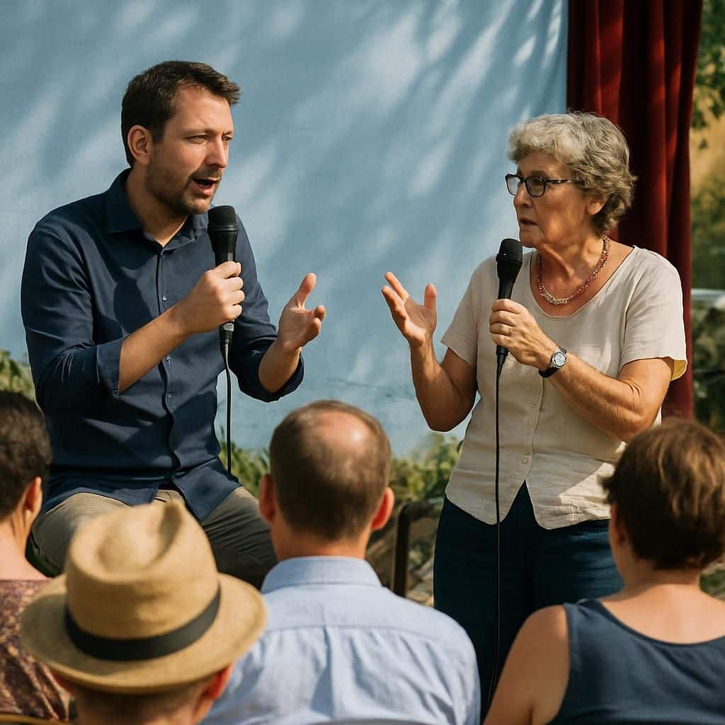 manuel bompard invite officiellement le public à participer à un débat ouvert et constructif sur les enjeux de l'écologie et l'avenir environnemental.