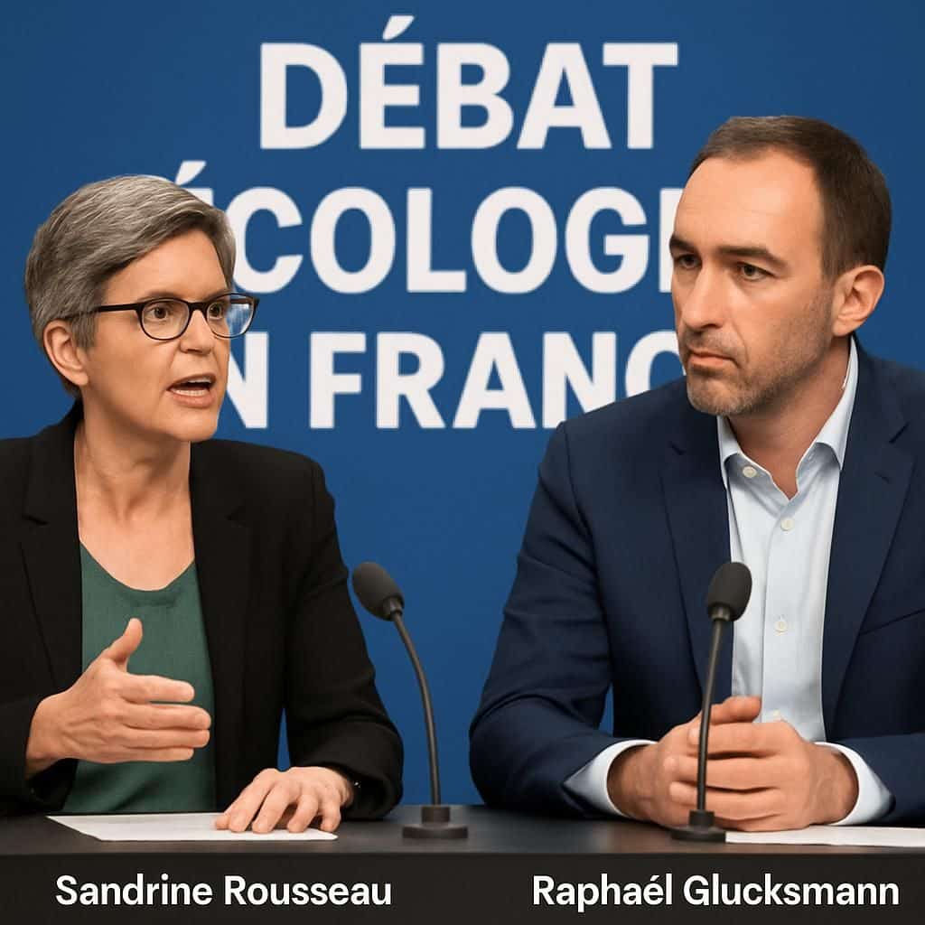 sandrine rousseau critique le déplacement de raphaël, soulignant une approche 'aérienne' de l'écologie et débat sur les enjeux environnementaux.