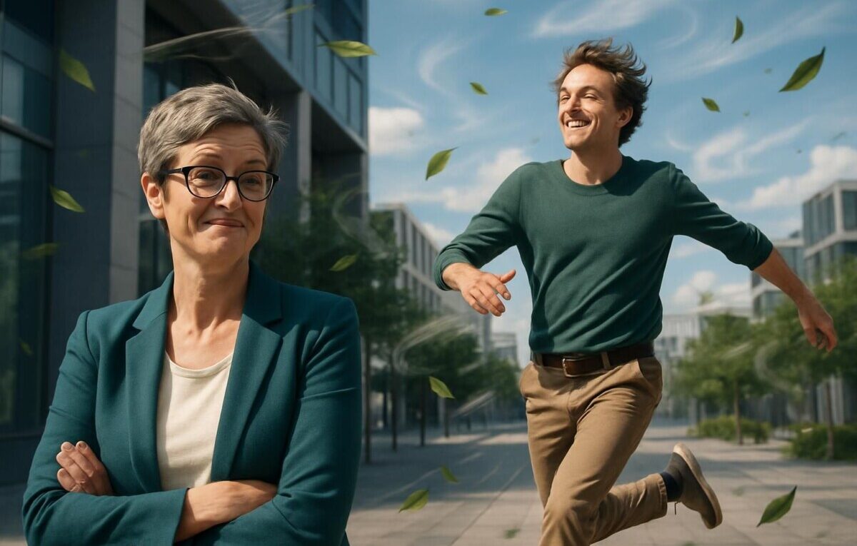 sandrine rousseau critique avec humour le déplacement de raphaël, évoquant une vision 'aérienne' et décalée de l'écologie.