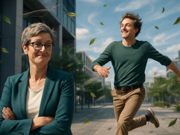 sandrine rousseau critique avec humour le déplacement de raphaël, évoquant une vision 'aérienne' et décalée de l'écologie.