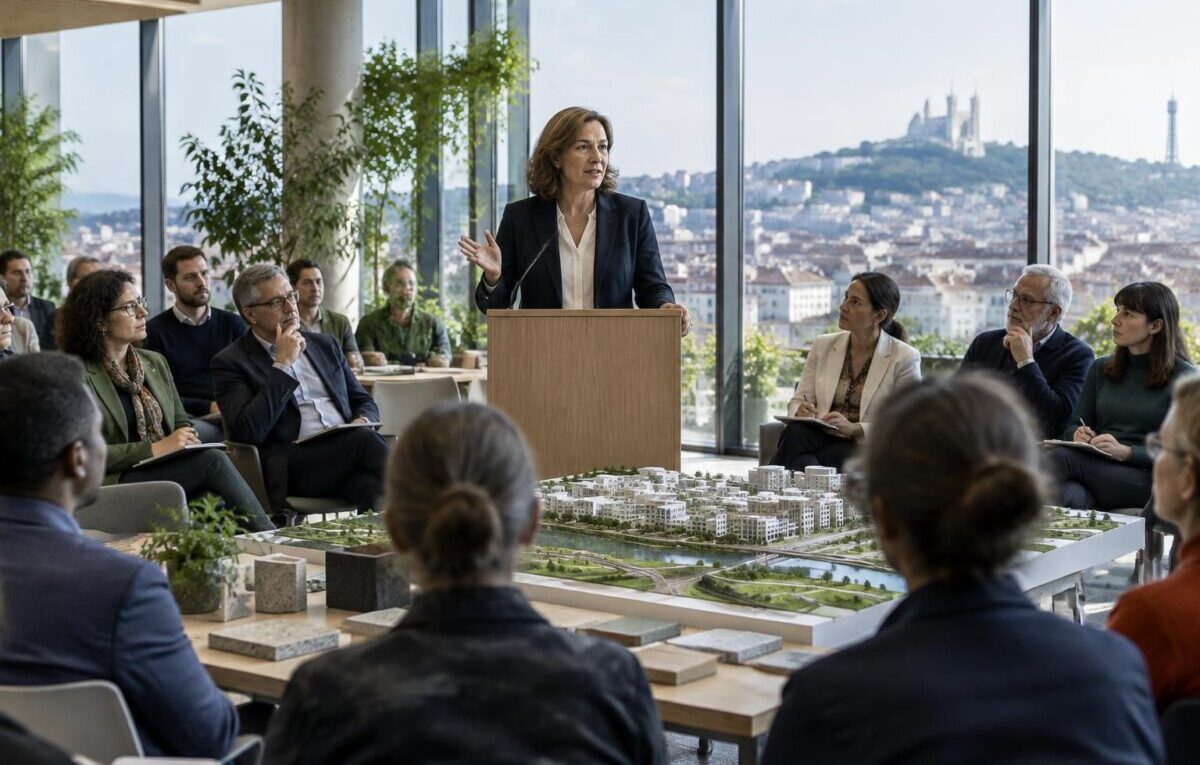 à la métropole de lyon, la présidente ouvre le débat sur l’après-écologie et les orientations qui pourraient guider les politiques locales de demain.