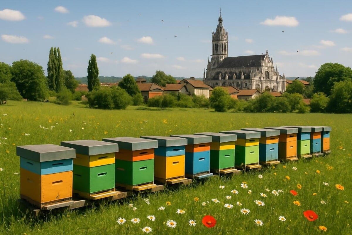 à bourg-en-bresse, la production de miel chute de moitié cette saison. les apiculteurs imputent cette baisse au climat instable et à l'invasion préoccupante du frelon asiatique.