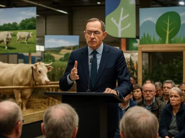 bruno retailleau critique l’« écologie dogmatique » au salon de l’élevage de rennes, mettant en lumière les tensions entre protection de l’environnement et réalité agricole.