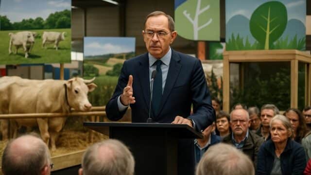 bruno retailleau critique l’« écologie dogmatique » au salon de l’élevage de rennes, mettant en lumière les tensions entre protection de l’environnement et réalité agricole.