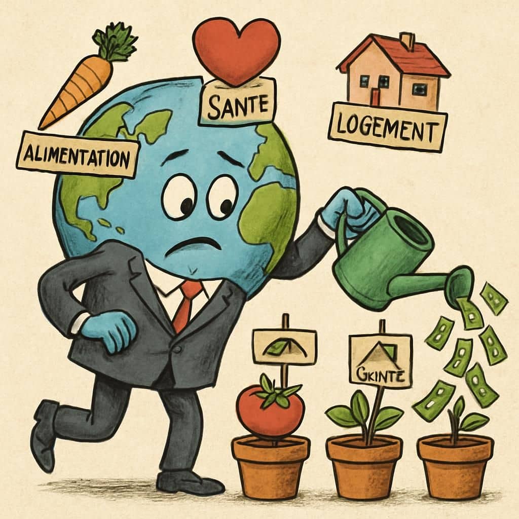 découvrez comment concilier écologie et capitalisme en séparant les besoins essentiels du marché pour construire un avenir durable et équitable.