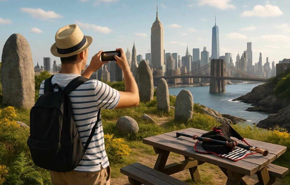 découvrez comment l'écologie transforme nos récits de voyage à travers l'histoire d'un séjour à new york où l'auteur feint un voyage en bretagne, entre conscience environnementale et expériences touristiques.