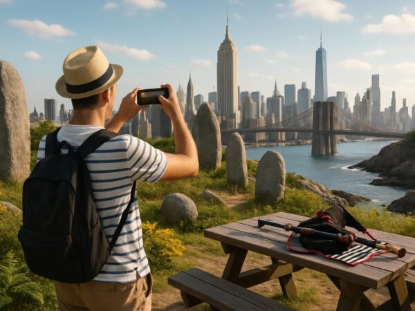 découvrez comment l'écologie transforme nos récits de voyage à travers l'histoire d'un séjour à new york où l'auteur feint un voyage en bretagne, entre conscience environnementale et expériences touristiques.