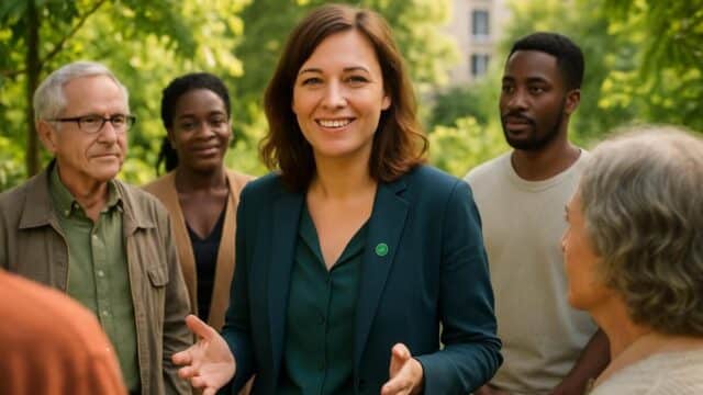 marine tondelier défend une écologie accessible à tous dans sa candidature avec les écologistes, promouvant des solutions durables et inclusives pour un avenir respectueux de l'environnement.