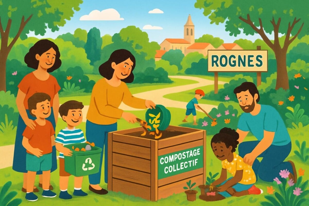 rognes s'engage pour l'environnement avec l'ouverture d'un nouvel espace dédié au compostage, favorisant le tri des déchets organiques et la préservation de la planète.