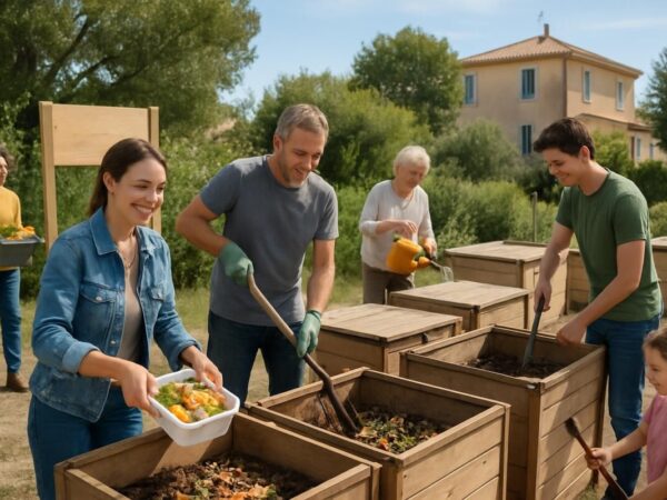 découvrez comment la commune de rognes s'engage pour l'environnement avec la création d'un nouvel espace dédié au compostage, favorisant le recyclage des déchets organiques et la protection de la planète.