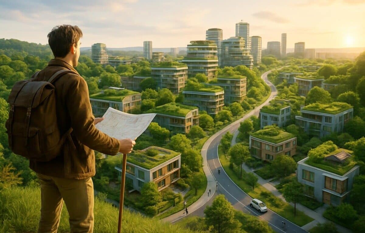 un géographe explore de nouvelles approches pour repenser l'aménagement urbain face aux enjeux écologiques, en favorisant la décentralisation des villes pour un développement durable et harmonieux.
